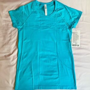 Lululemon Swiftly Tech 2.0 Short Sleeve NWT New, Size 10 Turquiose Blue